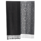 Elegantní šál s kašmírovým a hedvábným efektem – 178 × 70 cm