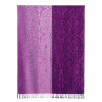Elegantní šál s kašmírovým a hedvábným efektem – 178 × 70 cm