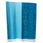 Elegantní šál s kašmírovým a hedvábným efektem – 178 × 70 cm